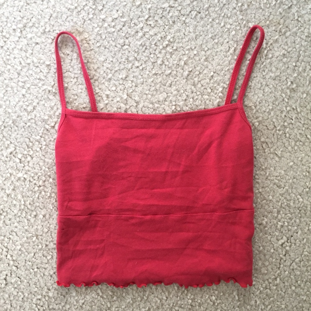 Brandy Melville Red Alani Tank